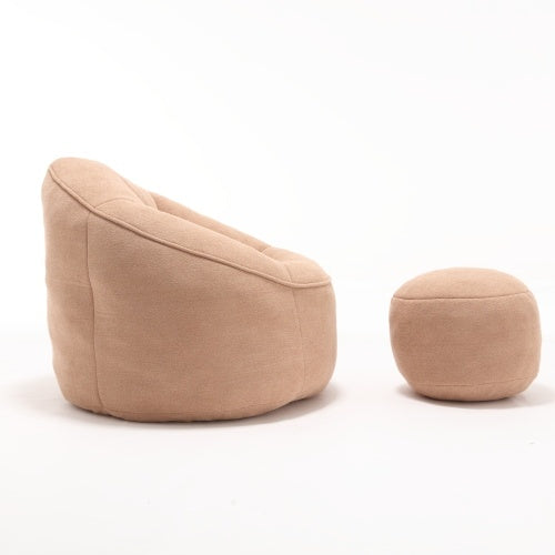 Bean Bag Sofa Chair with Footrest