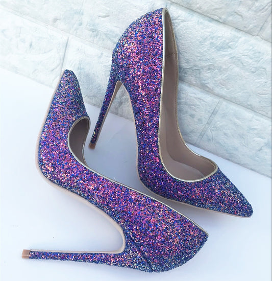 Symphony Sequin High Heels