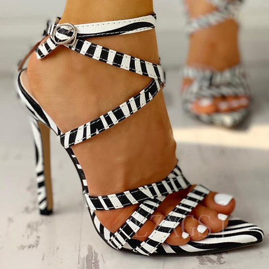 Exotic Chics Strap Stiletto