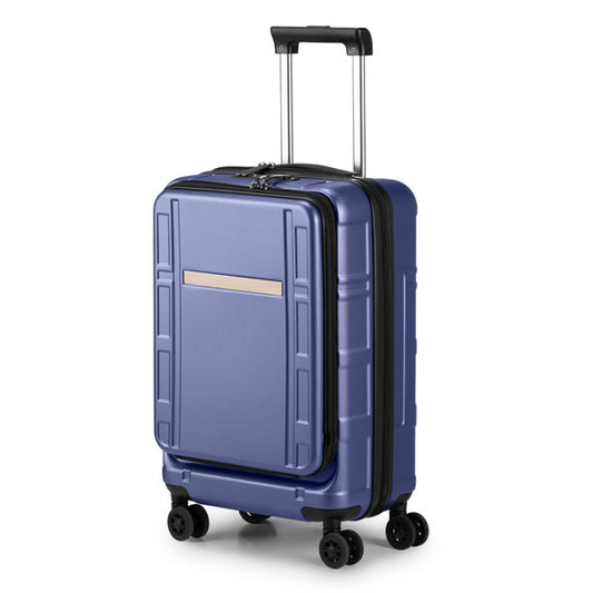 Front Opening Expandable Trolley Case Suitcase