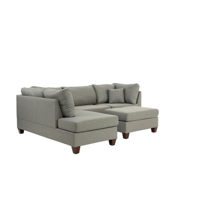 Call Me Queen 3-PC SECTIONAL In Gray