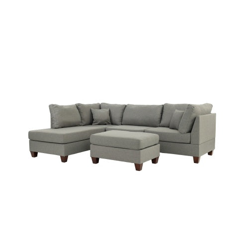 Call Me Queen 3-PC SECTIONAL In Gray