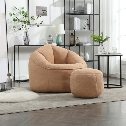 Bean Bag Sofa Chair with Footrest