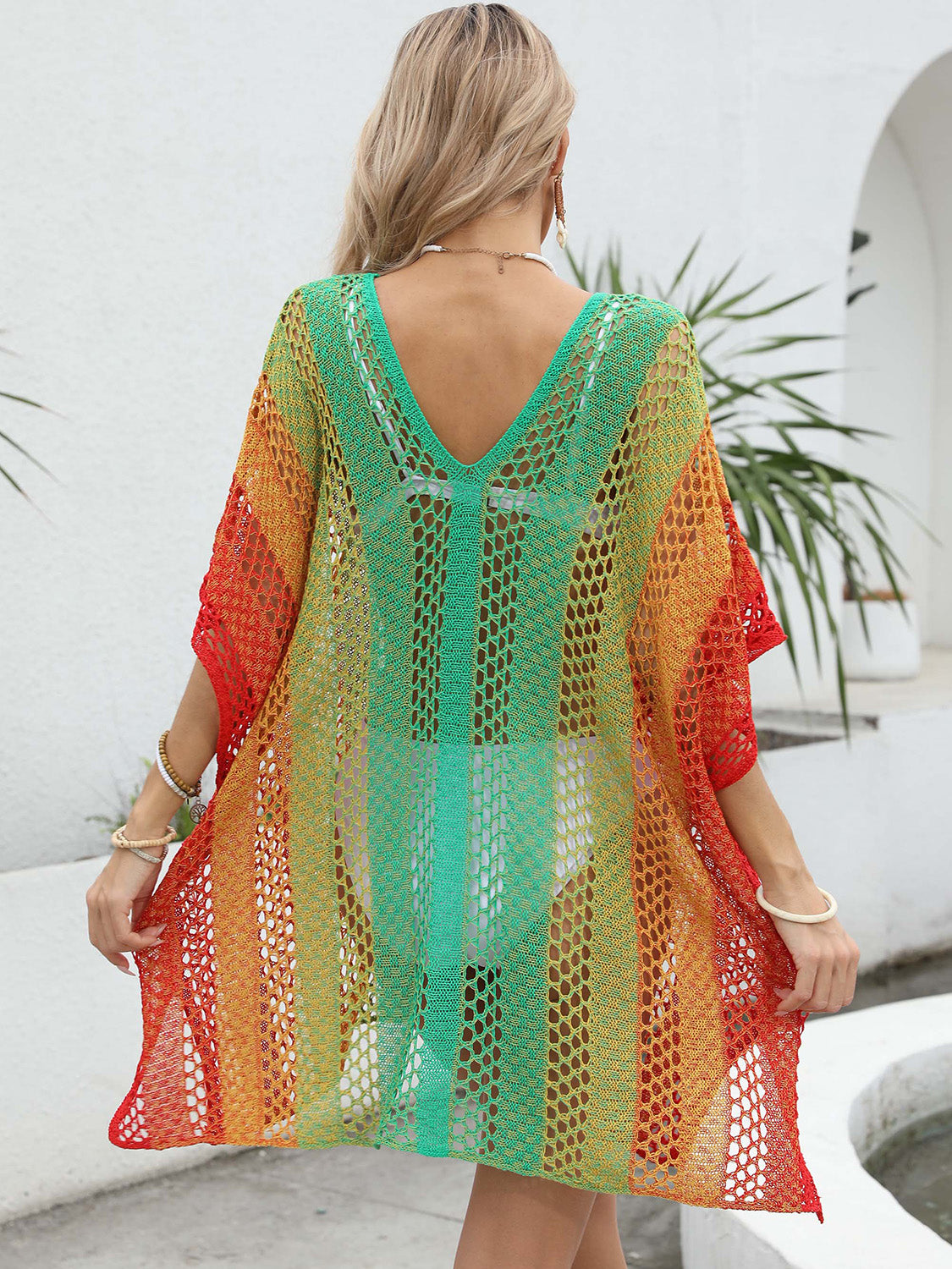 Klassy Way V-Neck Cover-Up