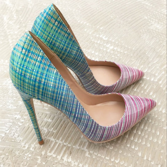 Queendom Pink Gradient Heels