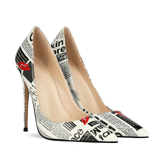 Catwalk Graffiti Stiletto High Heels