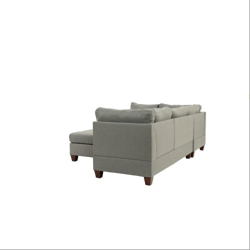 Call Me Queen 3-PC SECTIONAL In Gray