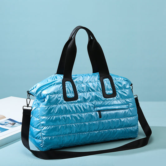 Out The Way Quilted Nylon Oversize Travel Bag