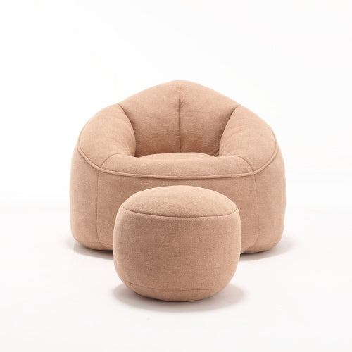 Bean Bag Sofa Chair with Footrest