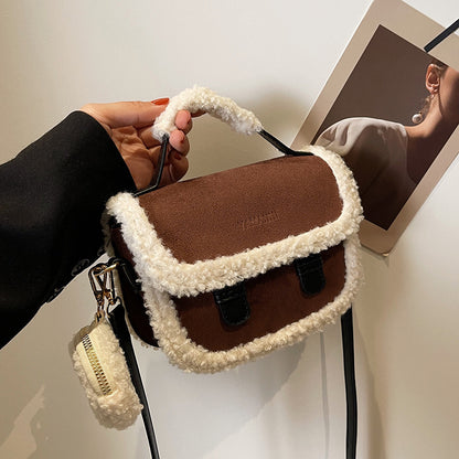 Winter Plush Mini Handbag