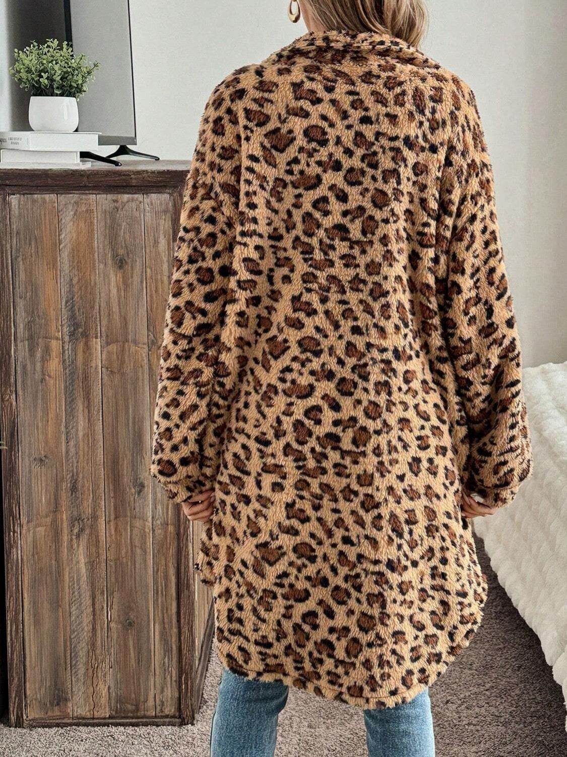 Wildcat Leopard Plush Coat