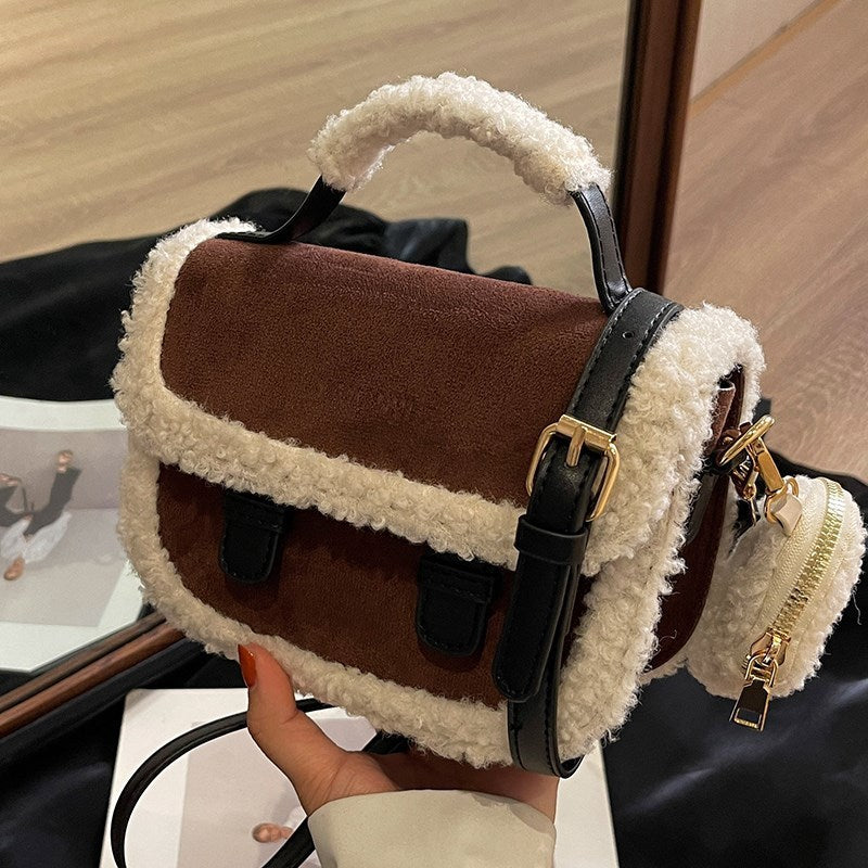 Winter Plush Mini Handbag