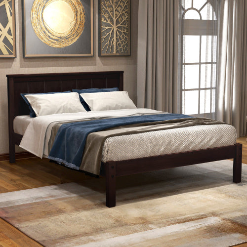 Simply Klassy Platform Twin Bed Frame with Headboard