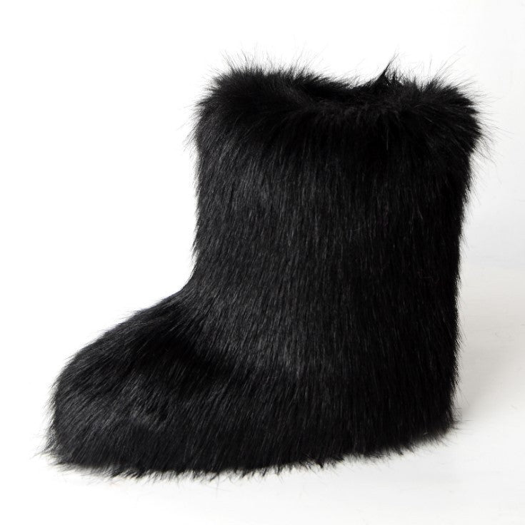 Pretty Exotics Fox Fur Boots