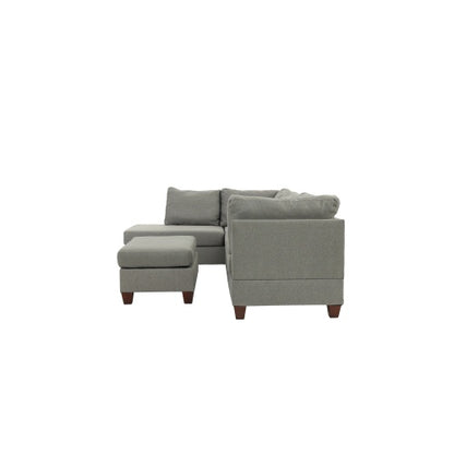 Call Me Queen 3-PC SECTIONAL In Gray