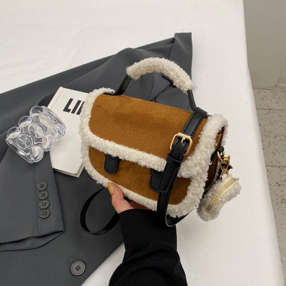 Winter Plush Mini Handbag