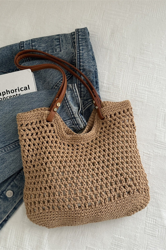 Beach Babes Woven Tote Bag